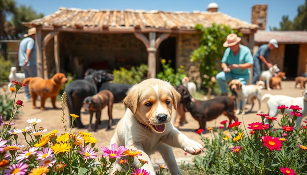 Volunteering with animals at Paphos animal sanctuaries