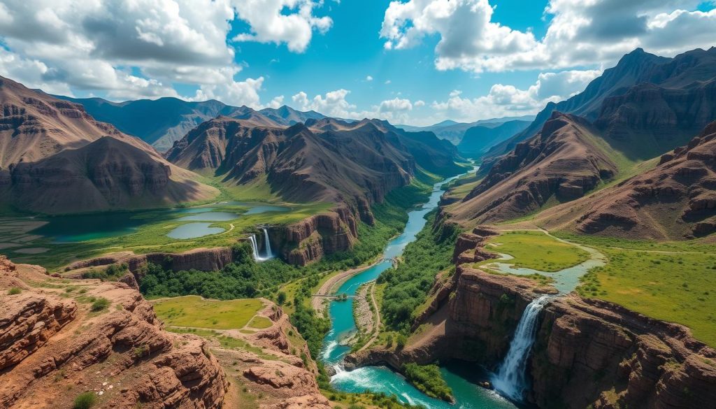 Wadi Darbat showcasing natural beauty in Salalah Wadi Darbat showcasing natural beauty in Salalah