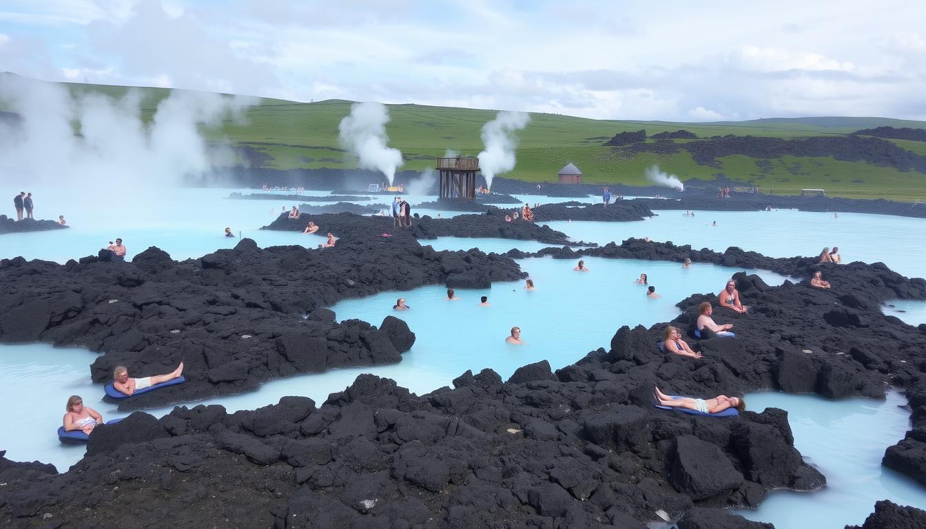 What activities can you enjoy at the Blue Lagoon?