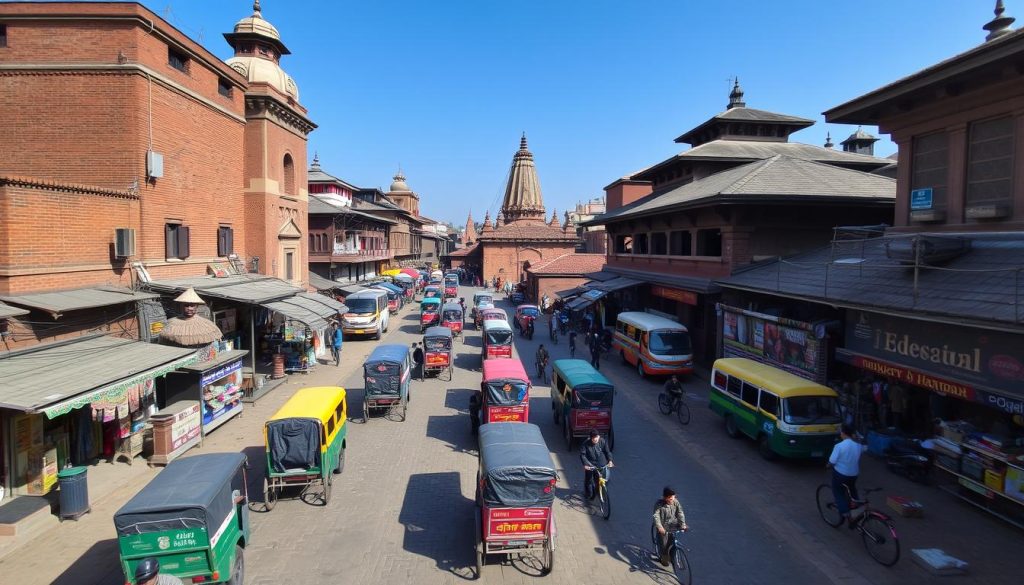 What are the transportation options within Bhaktapur What are the transportation options within Bhaktapur