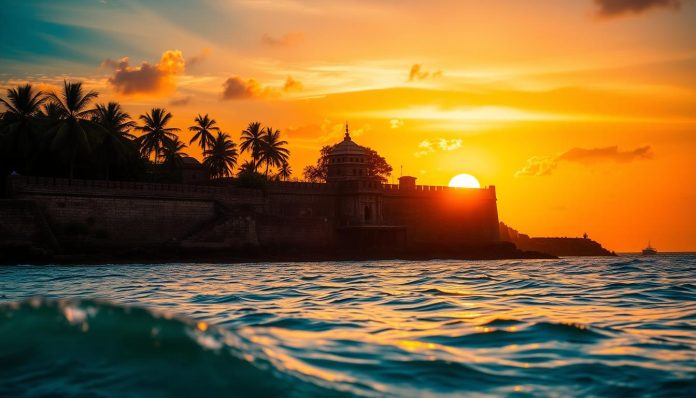 What is the best time to watch a sunset in Galle Fort?