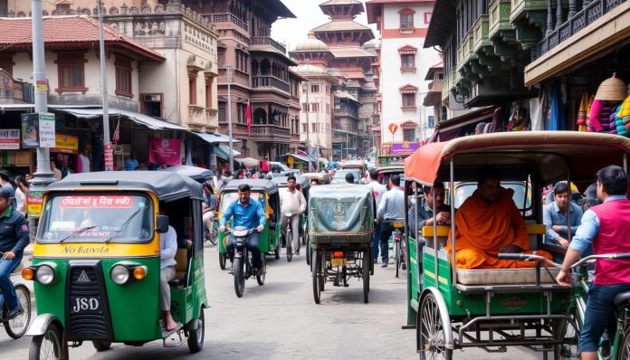 What is the best way to get around Kathmandu?