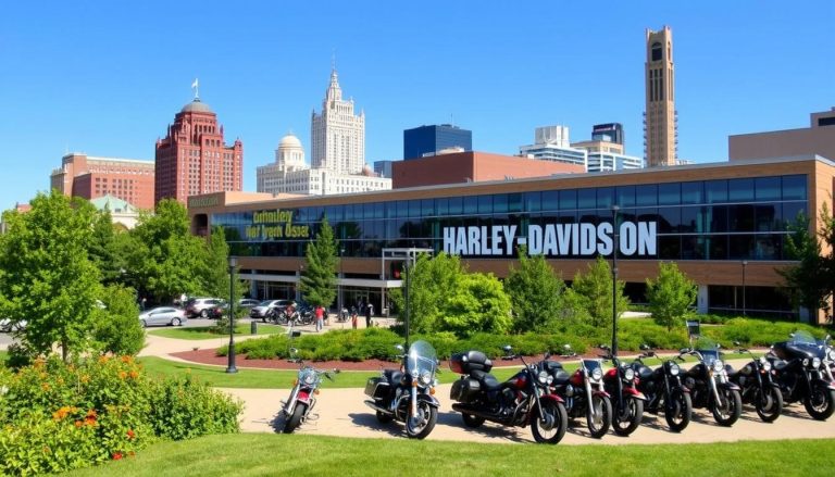 What is the history of the Harley-Davidson Museum in Milwaukee?
