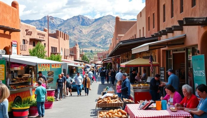 What is the local food scene like in Taos?