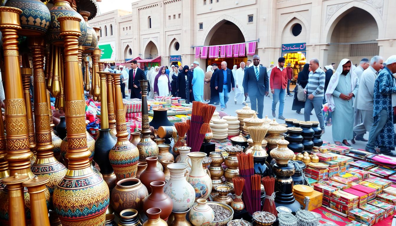 Where can I find traditional Omani souvenirs in Nizwa?