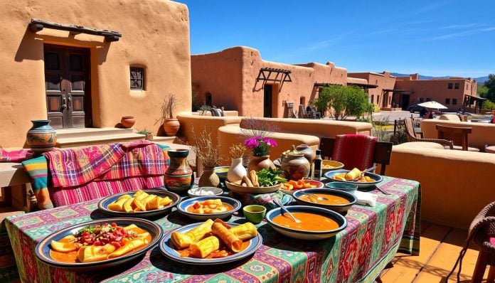 Where to find authentic New Mexican food in Santa Fe?