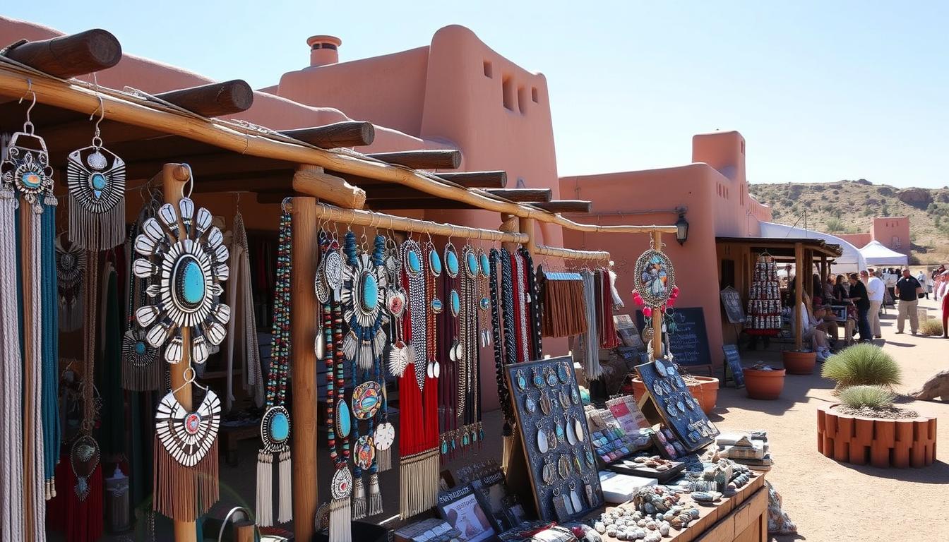 Where to shop for authentic Native American jewelry in Santa Fe?
