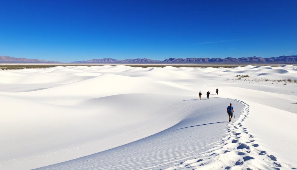 White Sands hiking