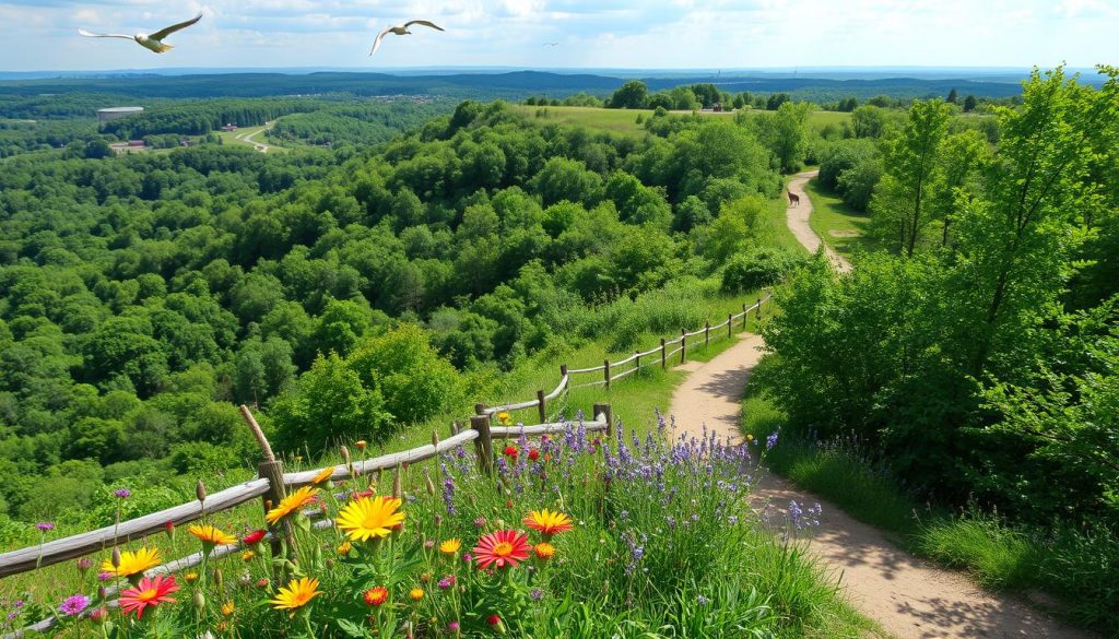 Wildlife viewing in Grandad Bluff Park Wildlife viewing in Grandad Bluff Park