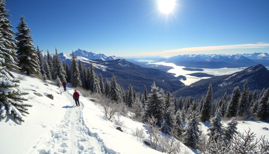 Winter hiking destinations in the United States Winter hiking destinations in the United States