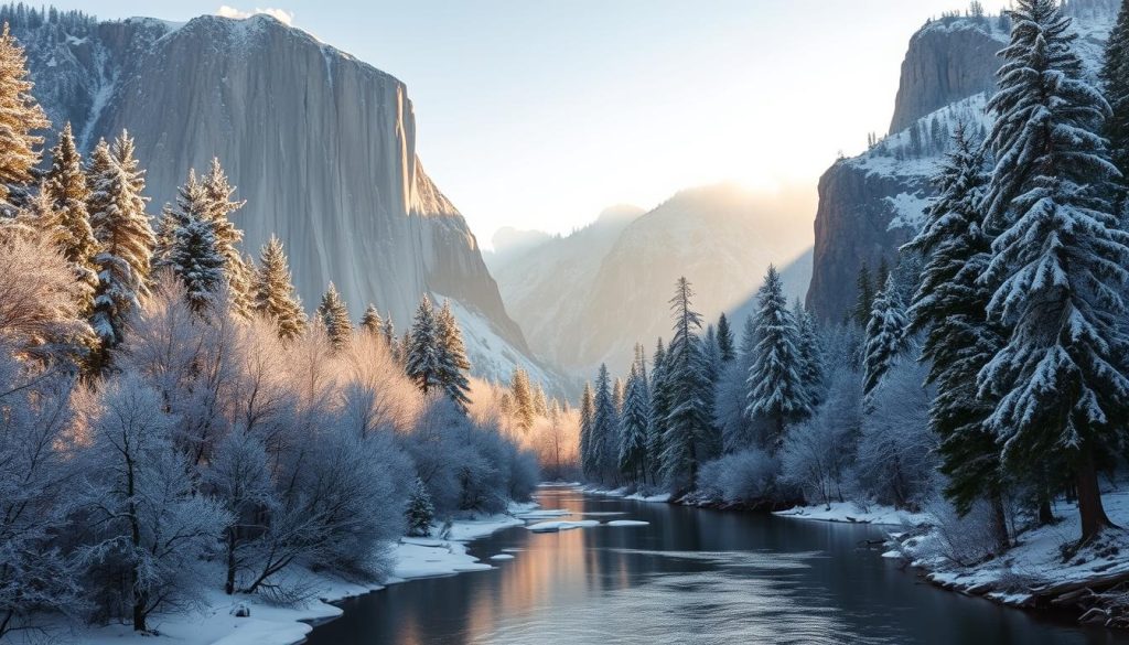 Winter in Yosemite Valley Winter in Yosemite Valley