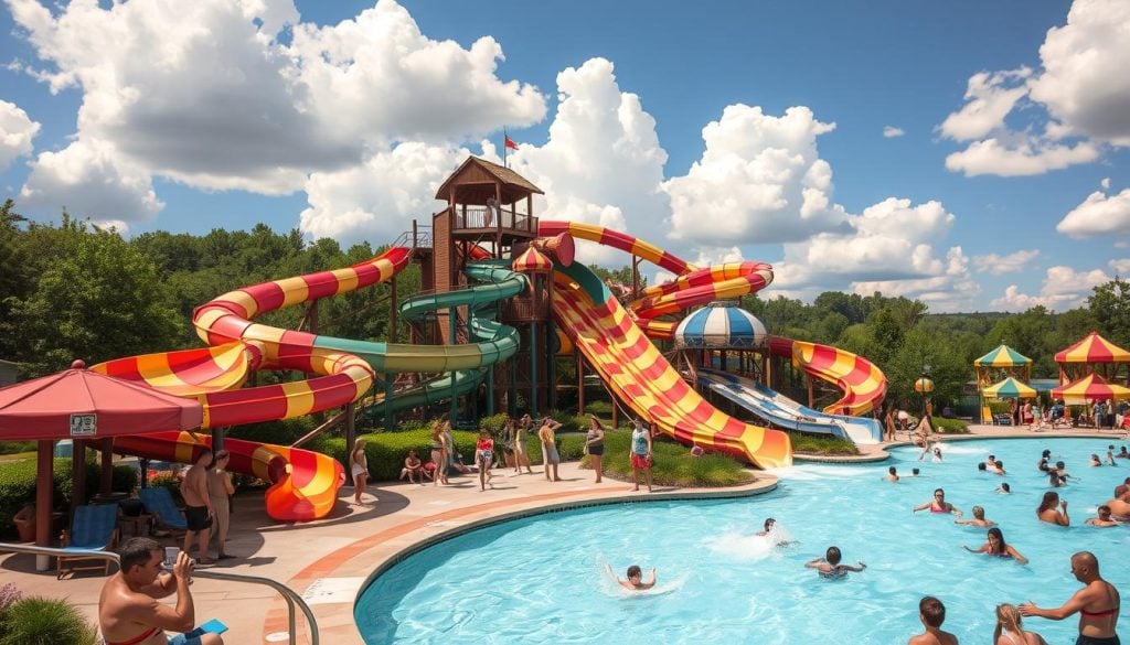 Wisconsin Dells waterpark peak season