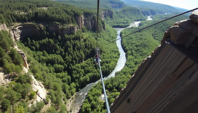 Wisconsin Dells zipline adventures