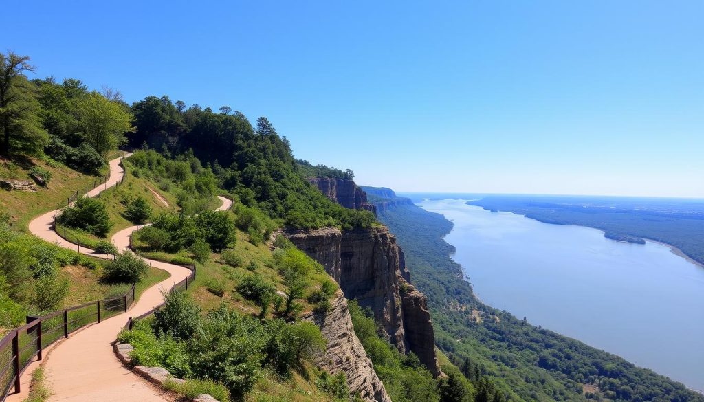 accessing Grandad Bluff