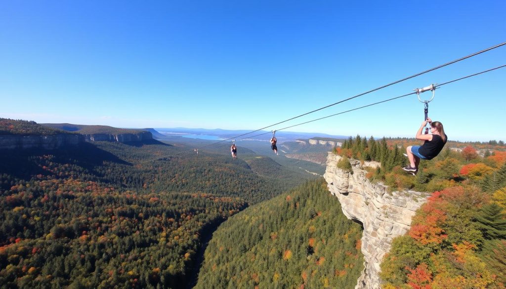 adrenaline-pumping ziplines