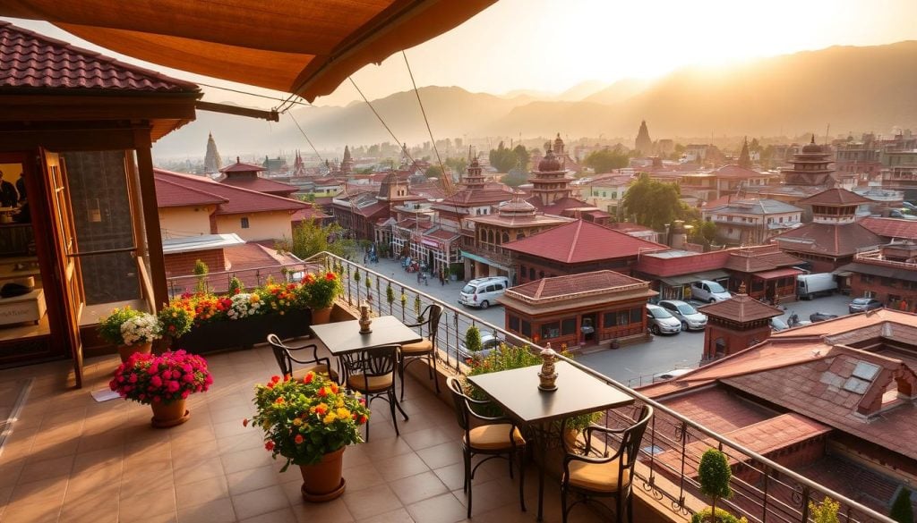 allure of rooftop cafes in Bhaktapur