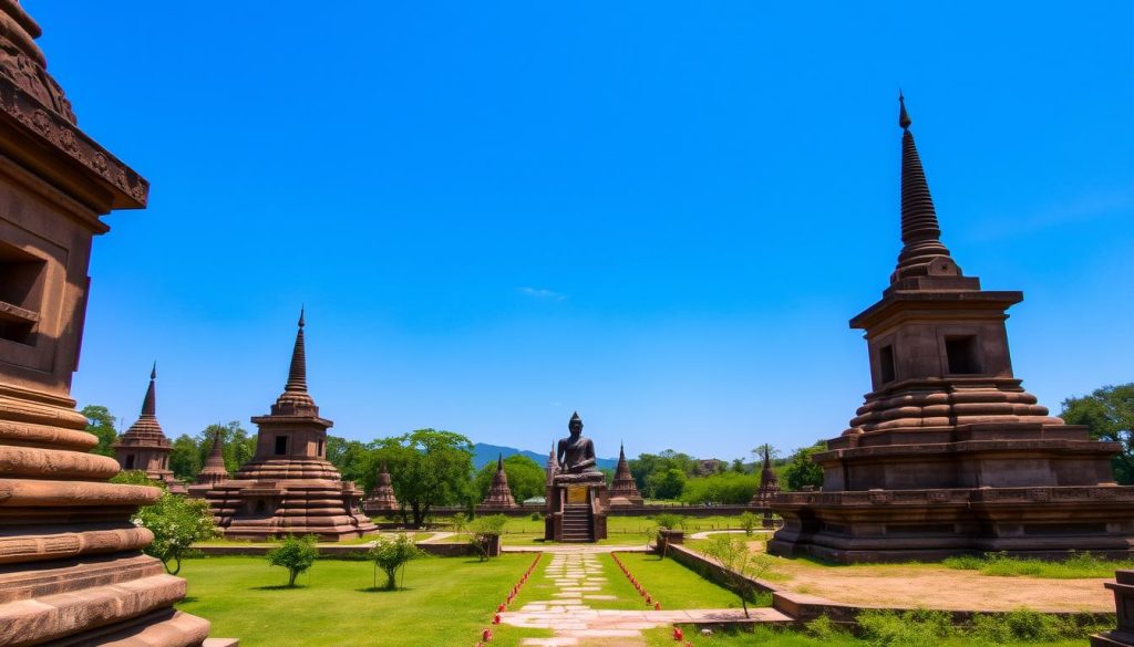 ancient archaeological sites Lumbini