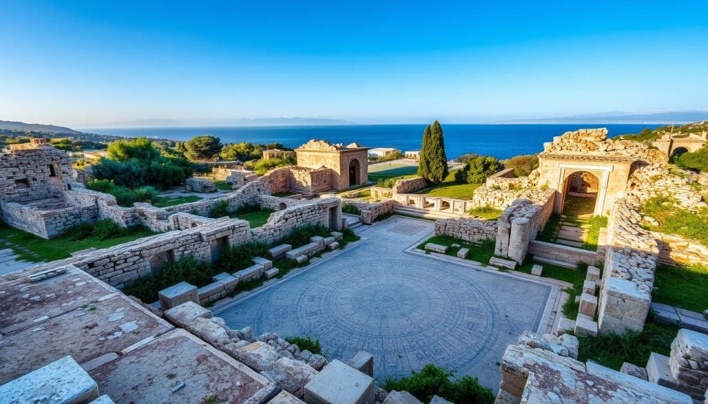 ancient history Paphos Archaeological Park