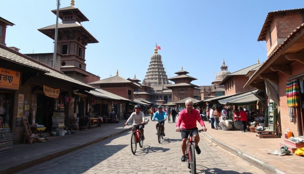 authentic Bhaktapur cycling excursions