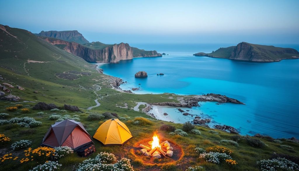 best camping spots on Comino Island best camping spots on Comino Island