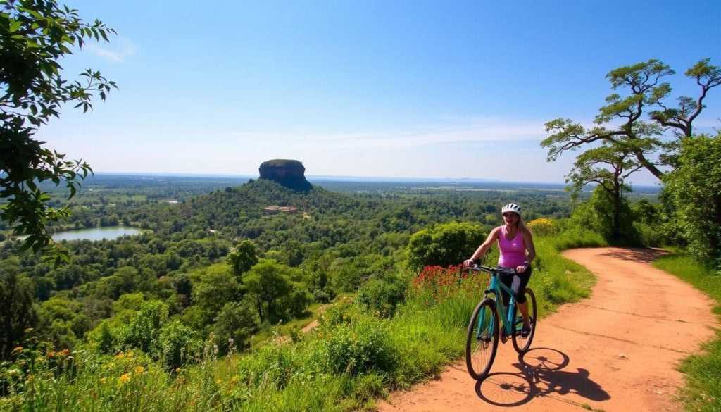 best cycling routes in Sigiriya