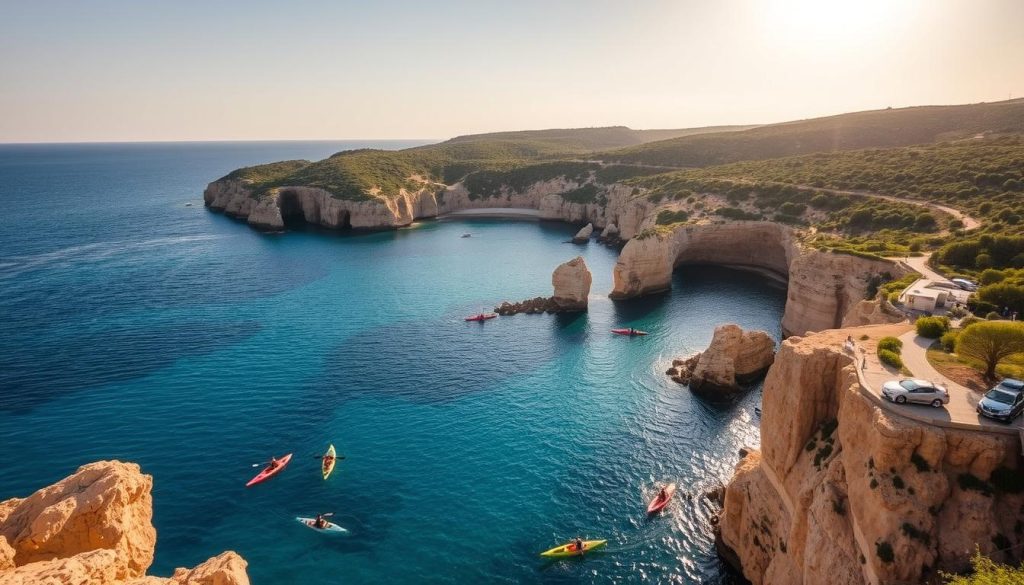 best kayaking spots Gozo