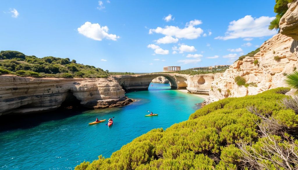 best kayaking spots Gozo