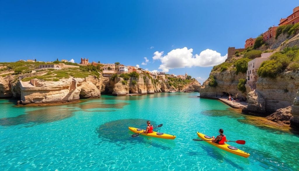 best kayaking spots near Sliema