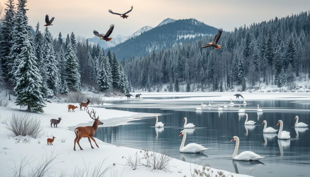 best spots for wildlife viewing in winter best spots for wildlife viewing in winter