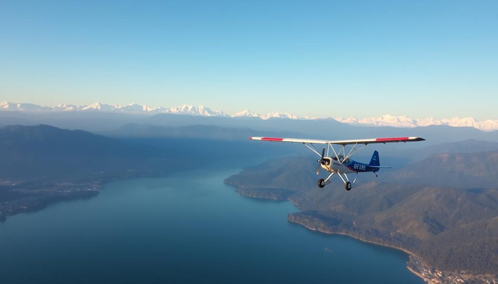 best time for ultralight flights in Pokhara