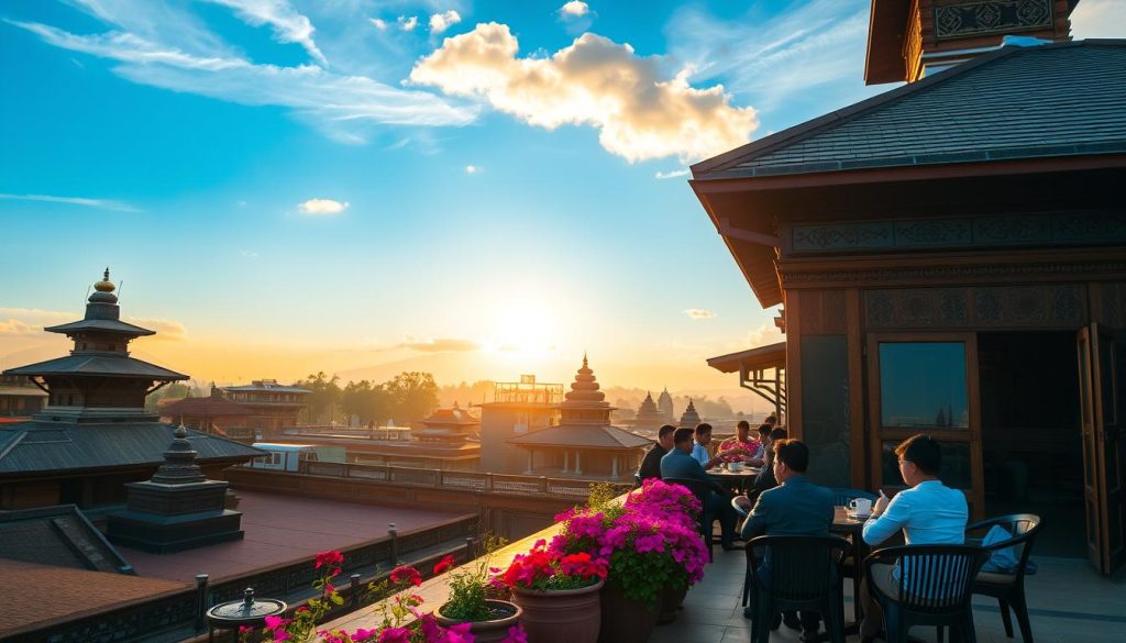 best times to visit Bhaktapur rooftop cafes