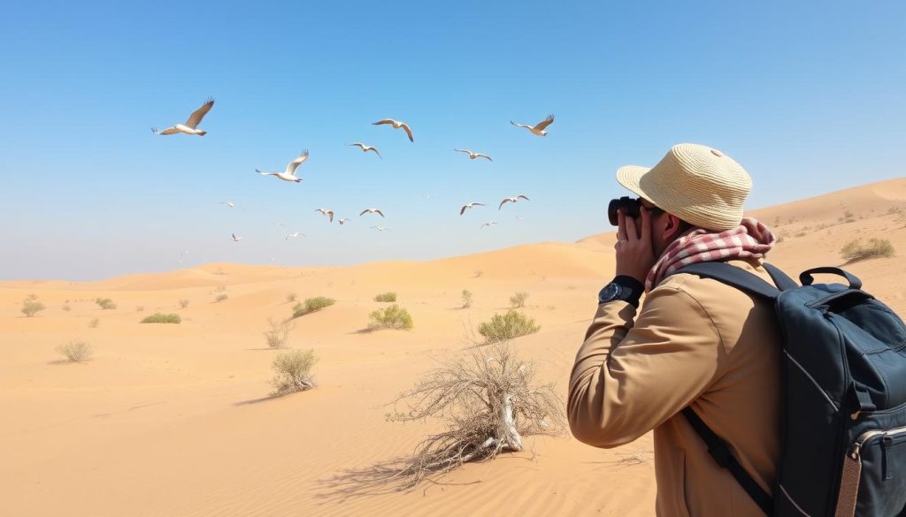 bird watching Qatari desert bird watching Qatari desert