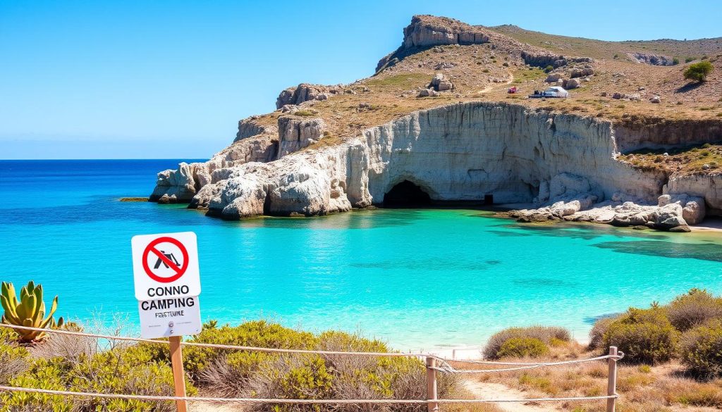 camping restrictions on Comino Island camping restrictions on Comino Island