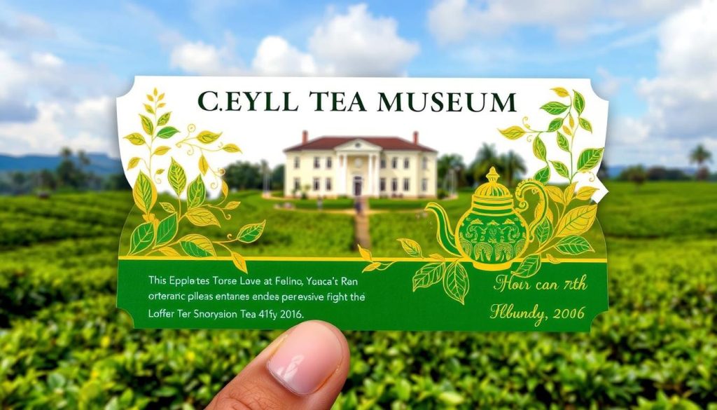 ceylon tea museum entrance ticket ceylon tea museum entrance ticket