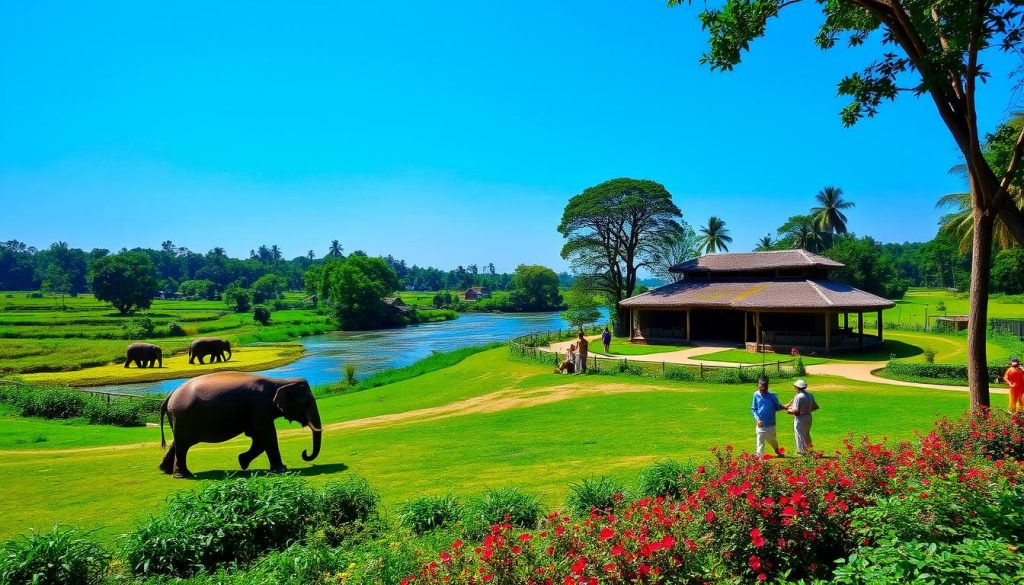 chitwan national park elephant breeding center