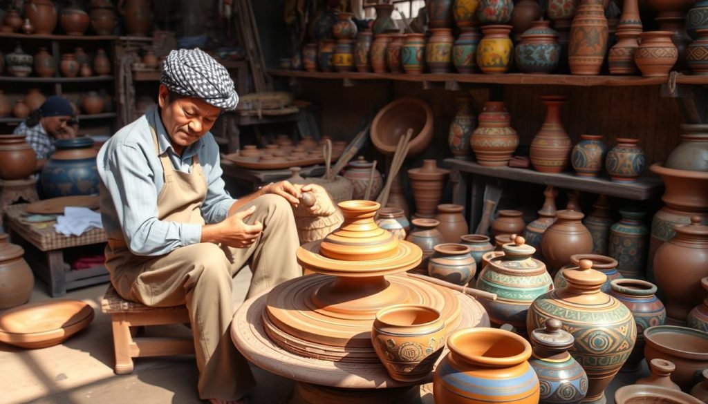 clay pottery Bhaktapur clay pottery Bhaktapur