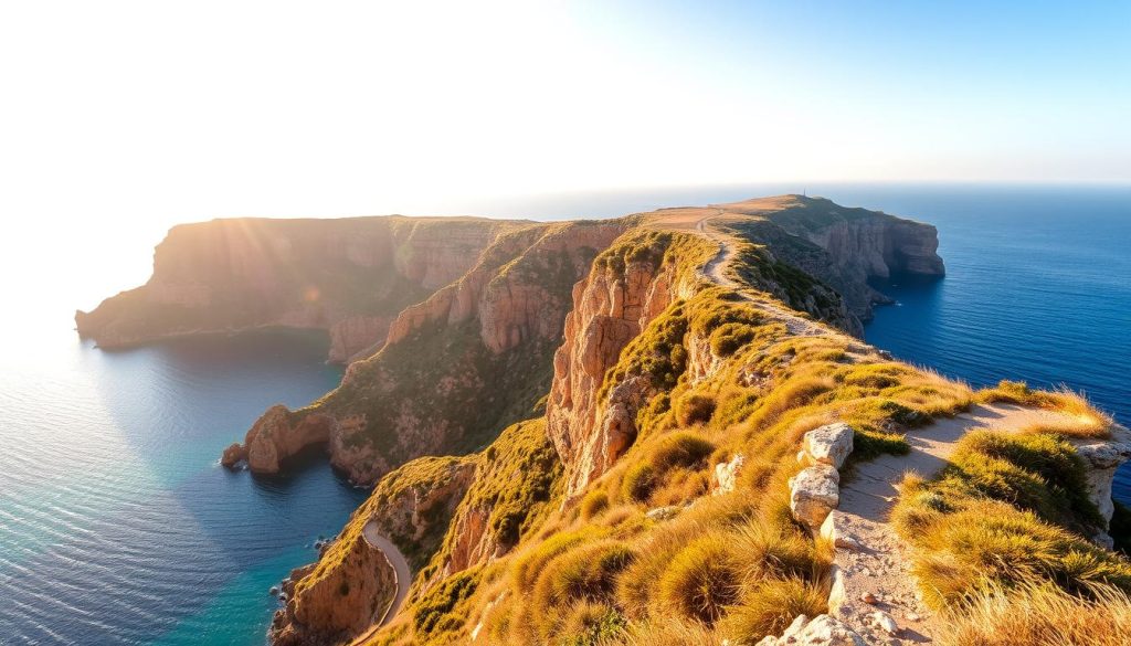 cliffside trails Gozo cliffside trails Gozo