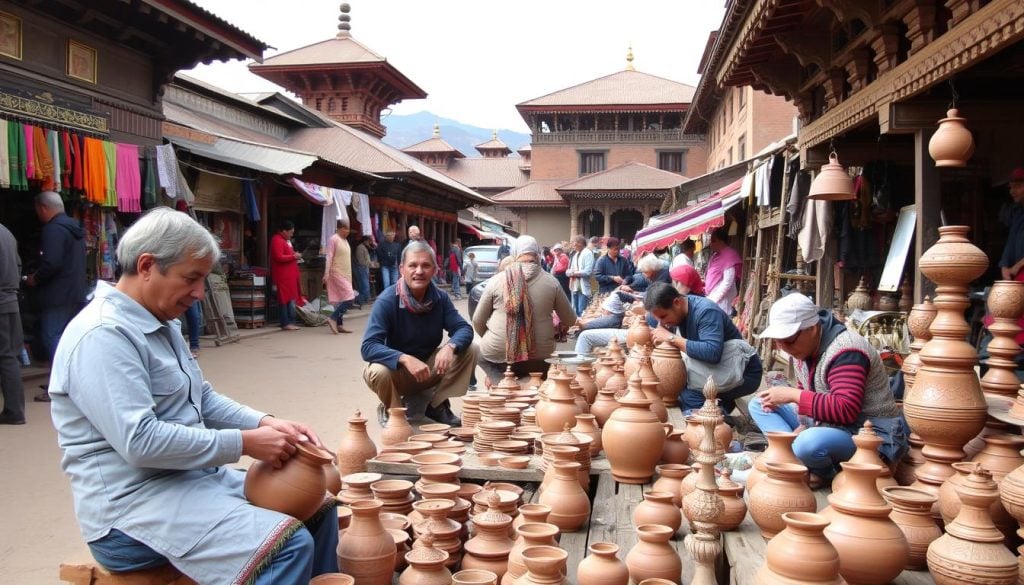 community crafts in Bhaktapur