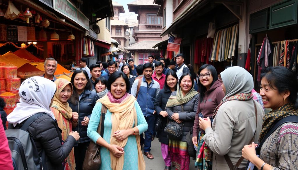 connecting with locals in Kathmandu