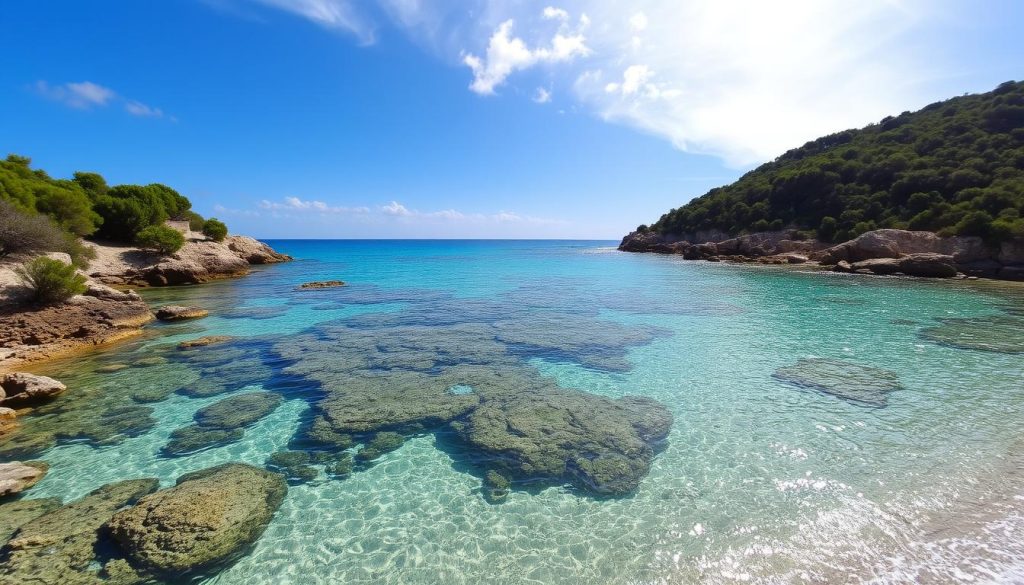 crystal clear waters in Comino crystal clear waters in Comino