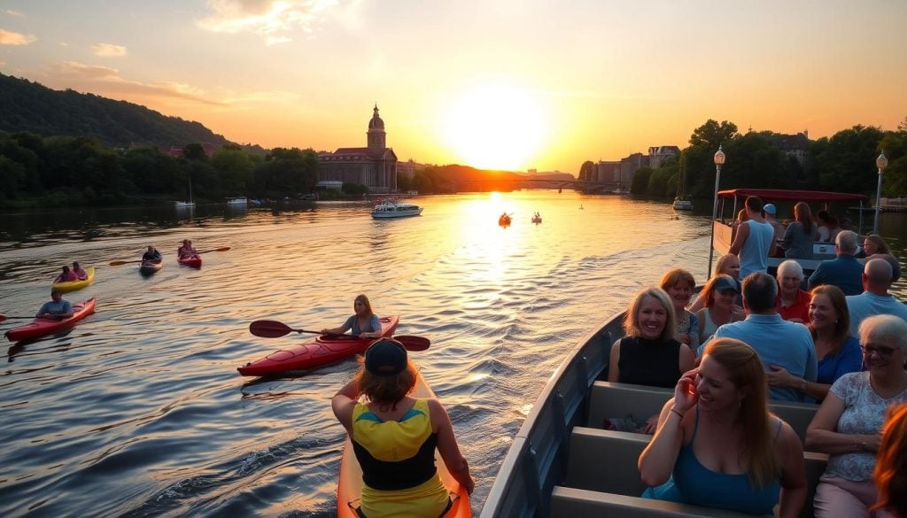 customer experiences during the Frankfort river tours