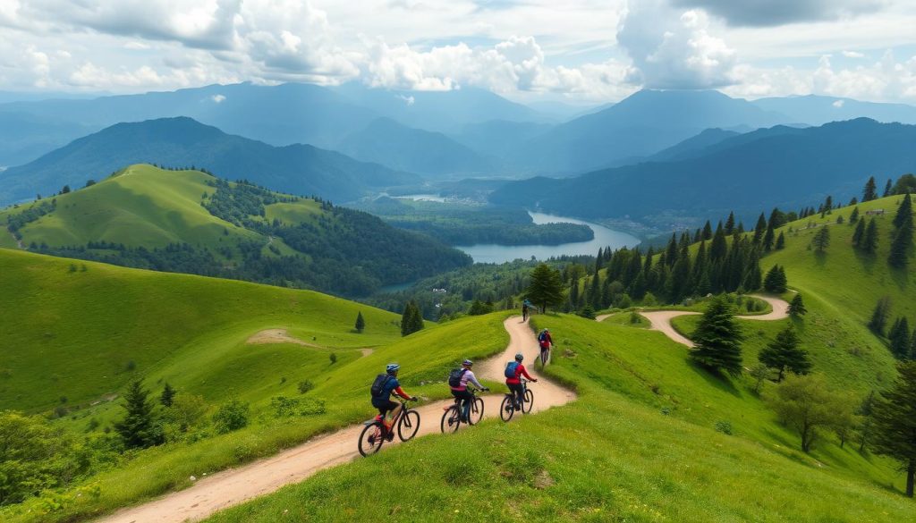 cycling adventures in Pokhara cycling adventures in Pokhara