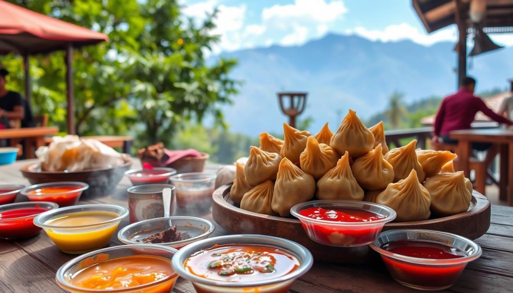 delicious momos in Pokhara delicious momos in Pokhara