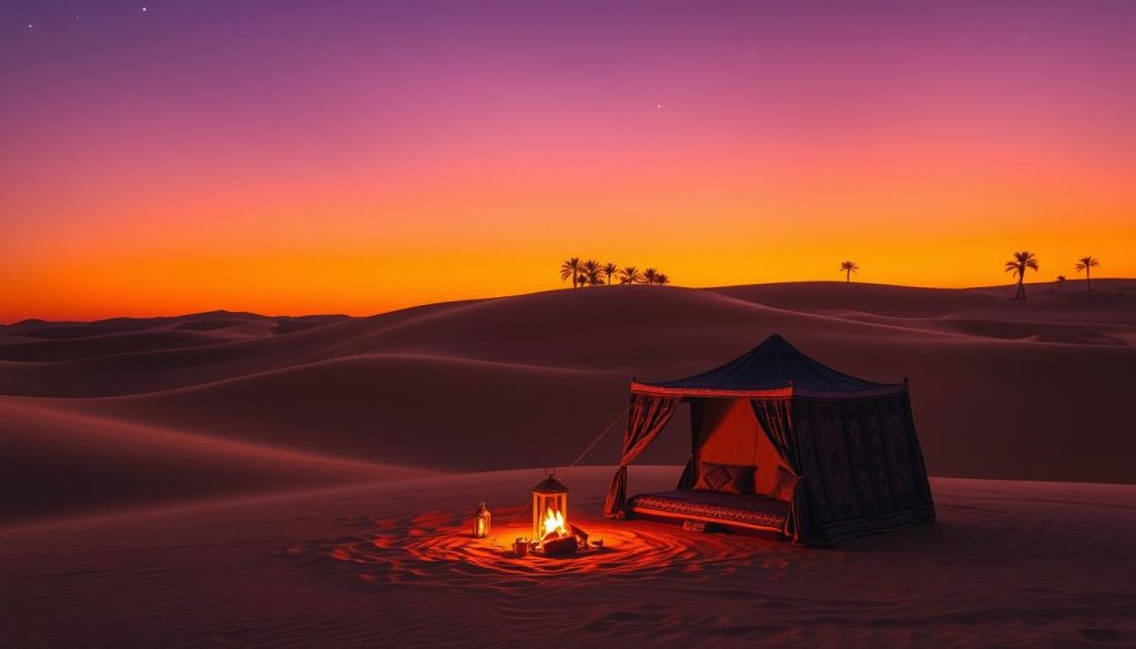 desert camping in Wahiba Sands desert camping in Wahiba Sands