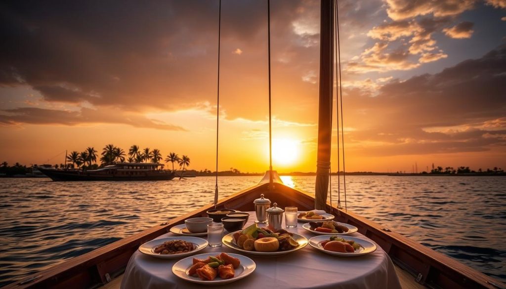 dhow cruise experiences with culinary delights and sunset views dhow cruise experiences with culinary delights and sunset views