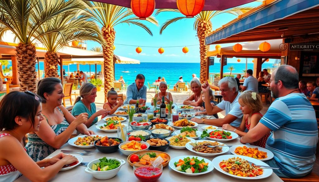 dining options for families in Ayia Napa