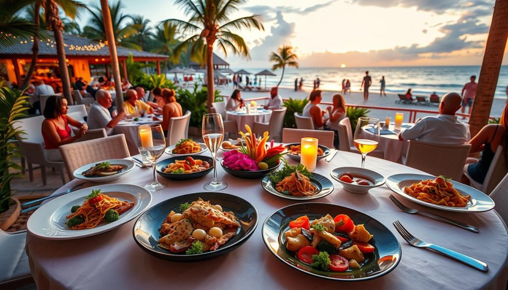 dining options in all-inclusive resorts