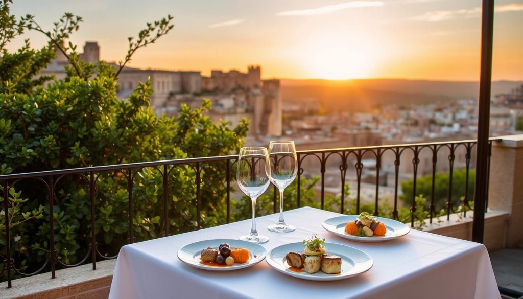 dining with a view Mdina