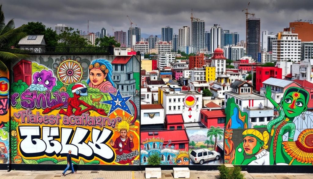 evolution of street art Colombo