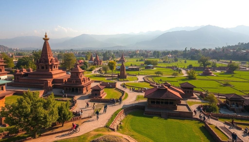 exclusive cycling routes in Bhaktapur